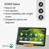 Doro Tablet - Easy Tablet for Seniors - HD 10.4" Display