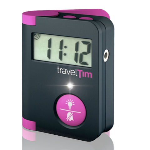 Picture of TravelTim portable alarm clock - pink