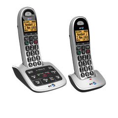 BT 4600 Twin Cordless Big Button Phone with Nuisance Call Blocker and Answerphone