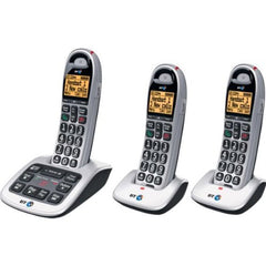 BT 4600 Triple Cordless Big Button Phone with Nuisance Call Blocker and Answerphone